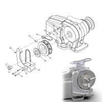 Lofrans Tigres Windlass - Horizontal 48Volt